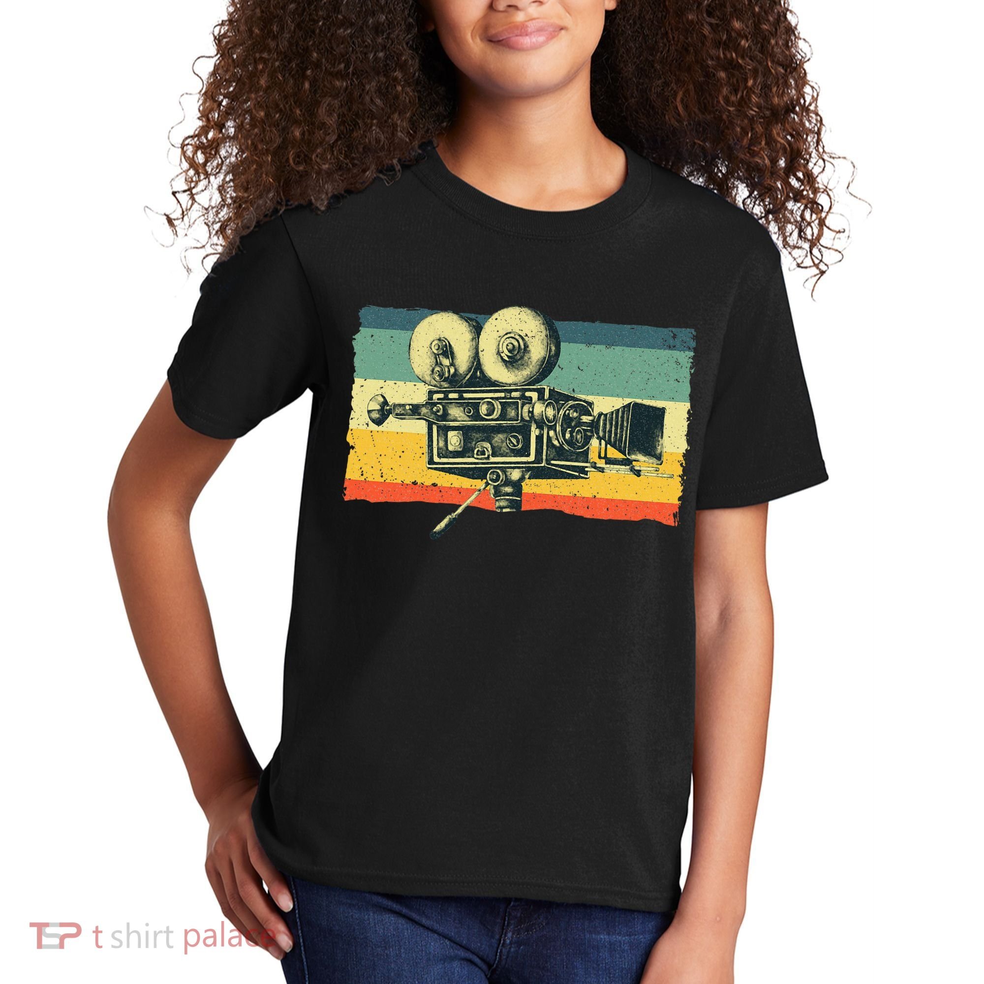 Cool Filmmaker Camera Movie Making Filmmaking Kids T-Shirt