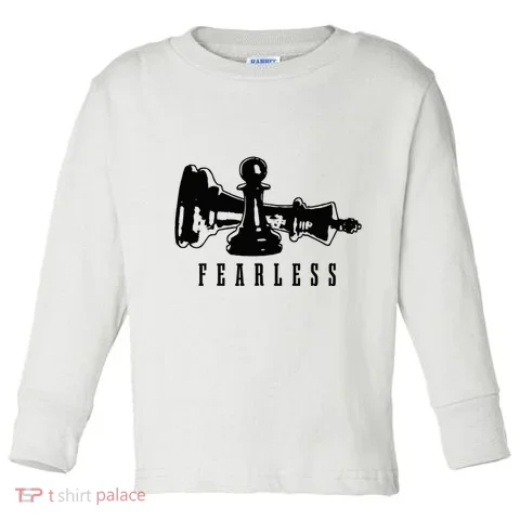 Chess Funny Chess Player Toddler Long Sleeve in the selected color