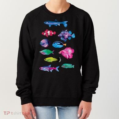 Colorful Fishes Women's Sweatshirt