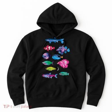 Colorful Fishes Hoodie