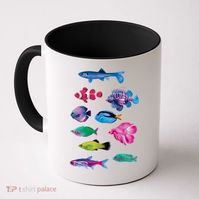 Colorful Fishes Coffee Mug