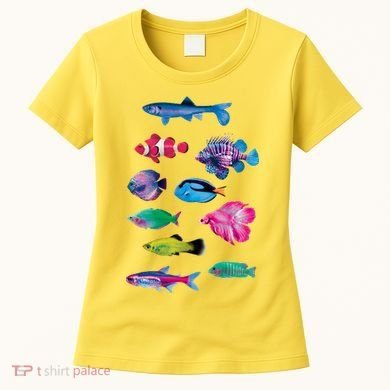 Colorful Fishes Women's T-Shirt