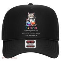 Cation Funny Chemistry Humor Science Teacher Cat Pun Gift Hat thumb 0
