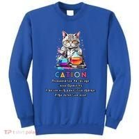 Cation Funny Chemistry Humor Science Teacher Cat Pun Gift Sweatshirt thumb 0