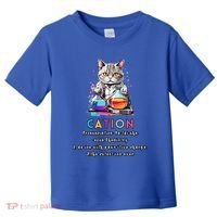 Cation Funny Chemistry Humor Science Teacher Cat Pun Gift Toddler T-Shirt thumb 0