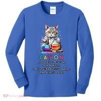 Cation Funny Chemistry Humor Science Teacher Cat Pun Gift Kids Long Sleeve Shirt thumb 0