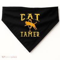 Circus Funny Cat Tamer Cat Tamer Costume USA-Made Doggie Bandana thumb 0