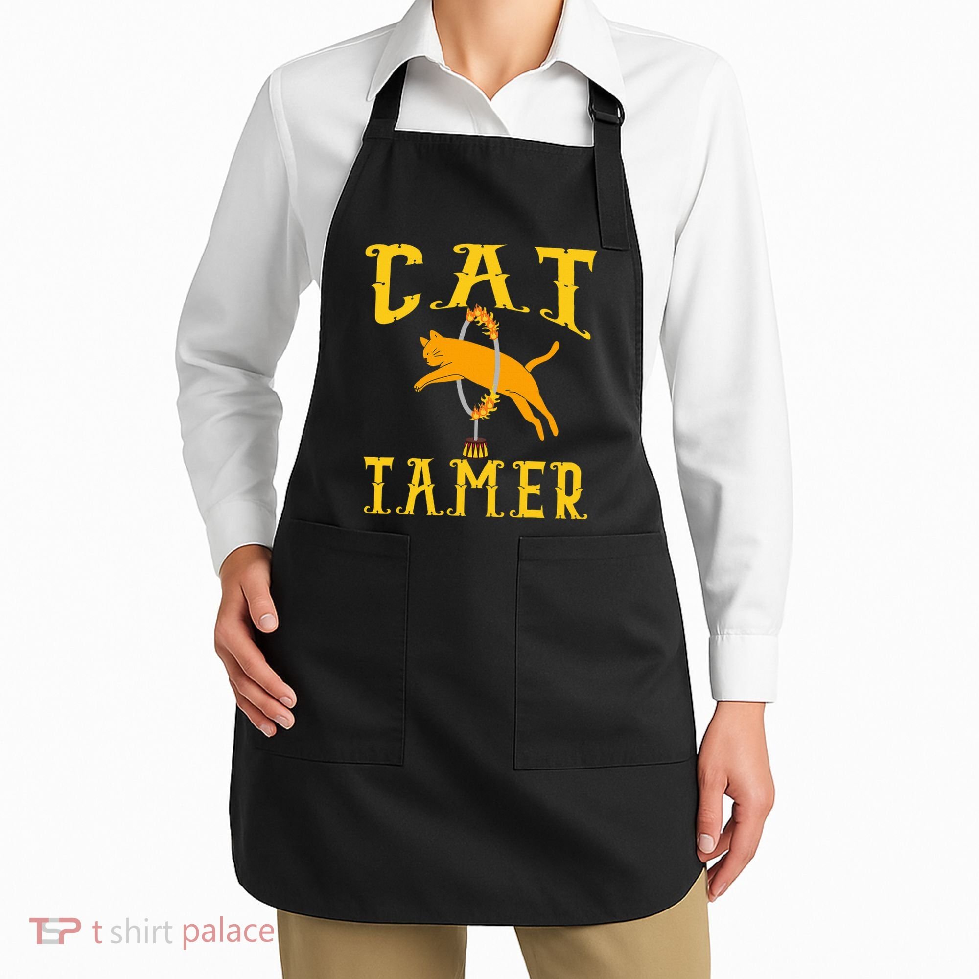 Circus Funny Cat Tamer Cat Tamer Costume Apron