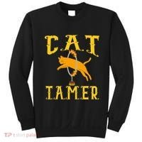 Circus Funny Cat Tamer Cat Tamer Costume Sweatshirt thumb 0