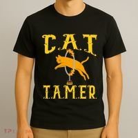 Circus Funny Cat Tamer Cat Tamer Costume T-Shirt thumb 3