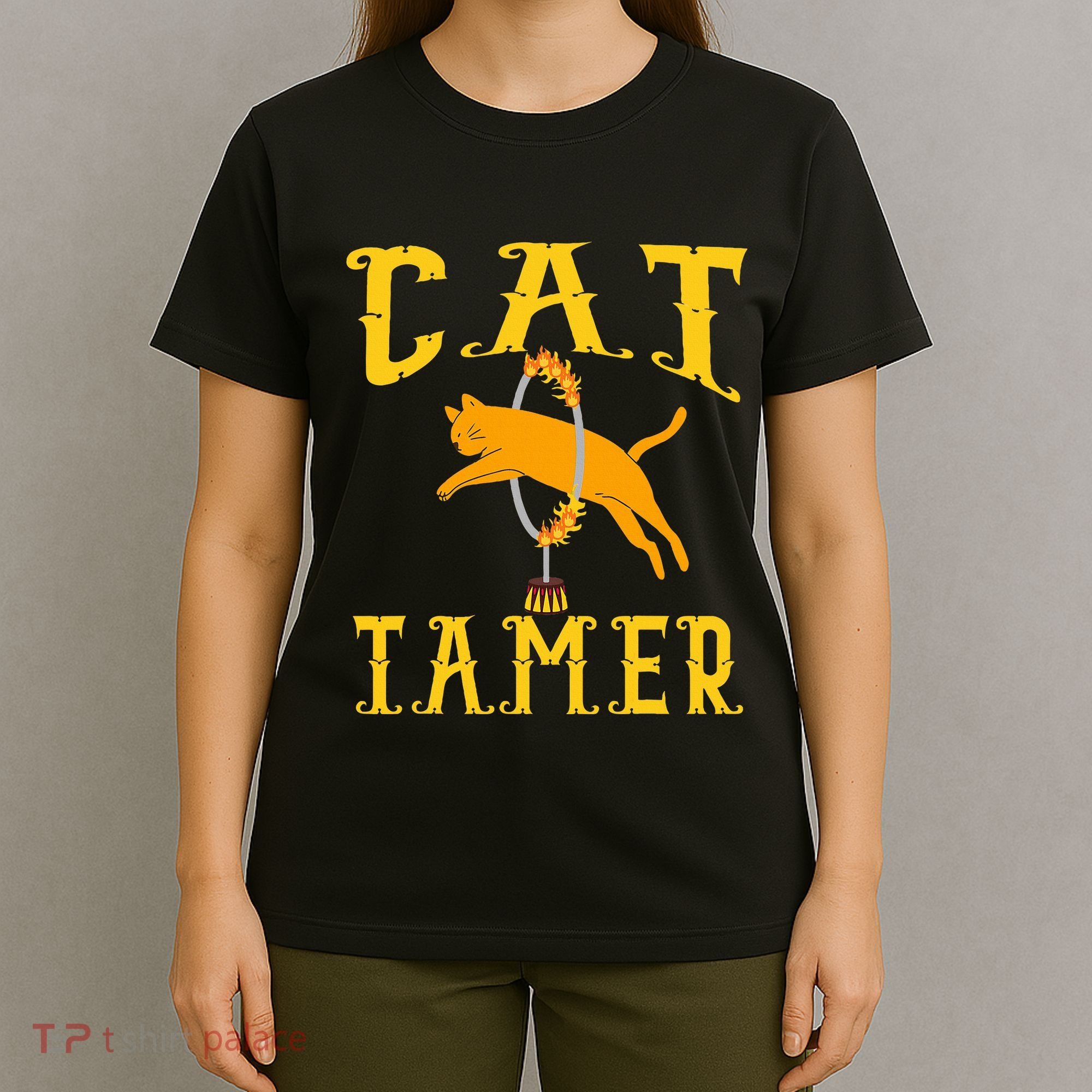 Circus Funny Cat Tamer Cat Tamer Costume T-Shirt