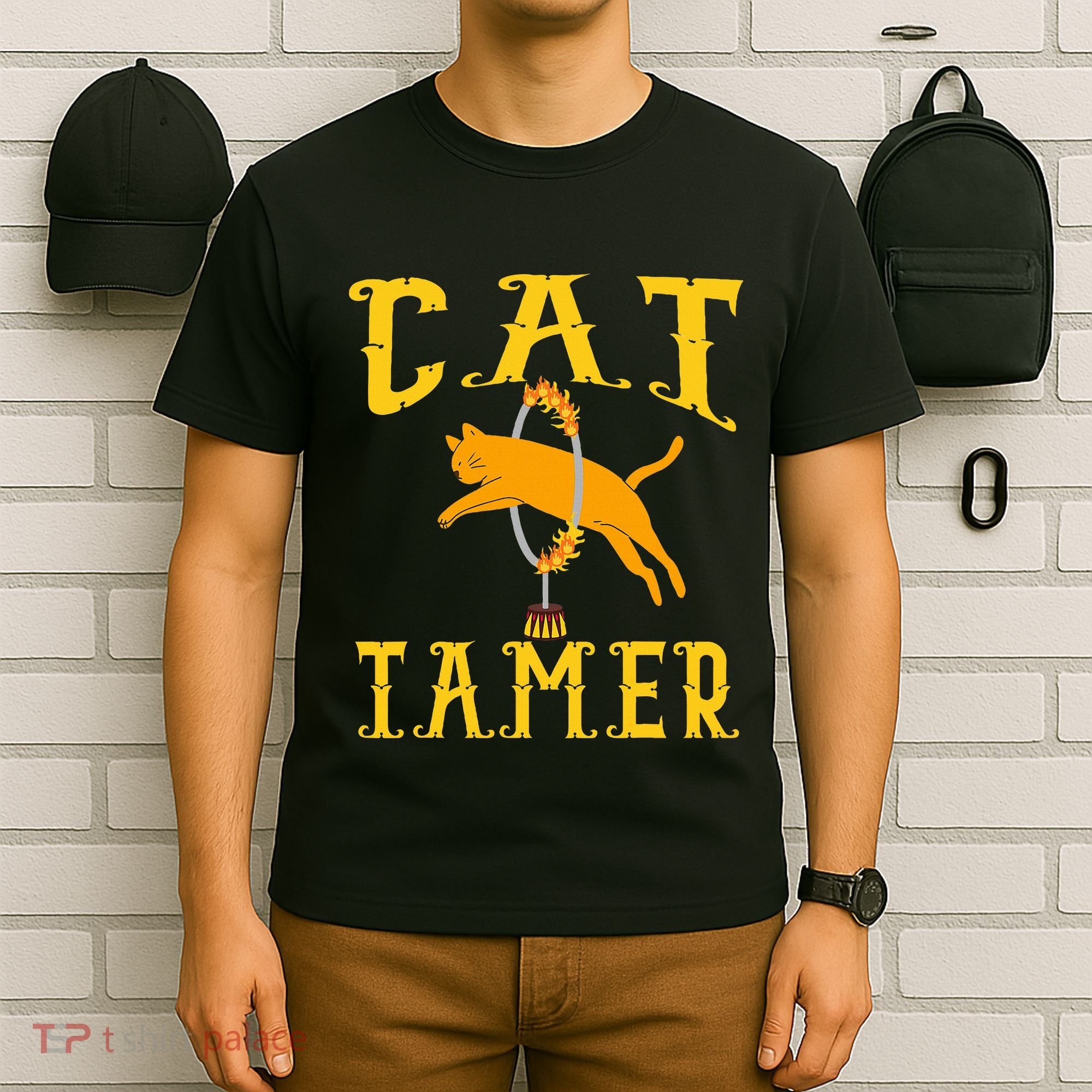 Circus Funny Cat Tamer Cat Tamer Costume T-Shirt