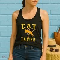 Circus Funny Cat Tamer Cat Tamer Costume Women's Tank Top thumb 2