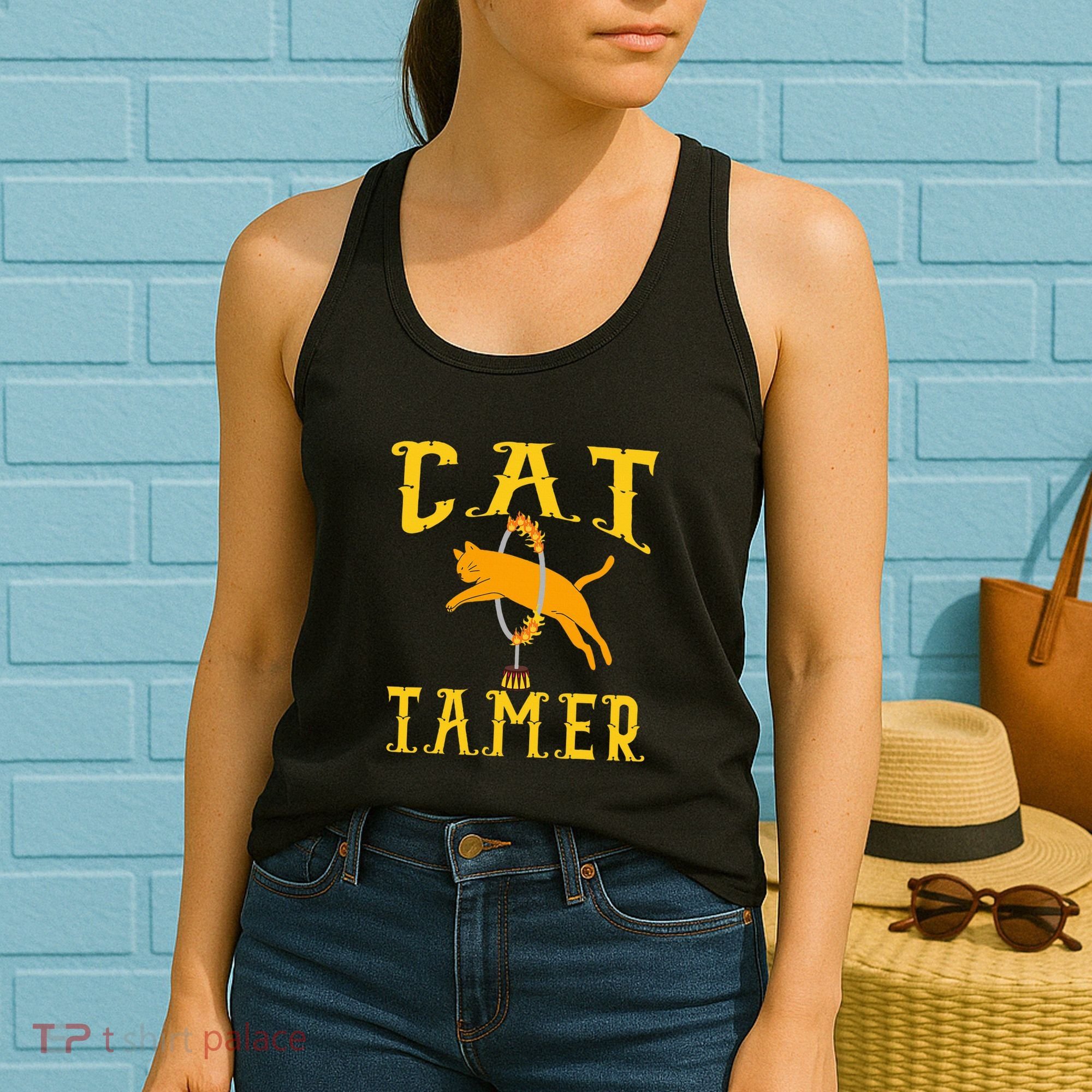 Circus Funny Cat Tamer Cat Tamer Costume Women's Tank Top