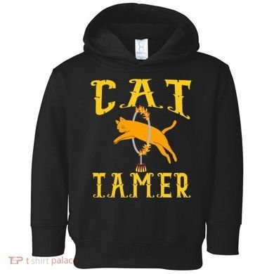 Circus Funny Cat Tamer Cat Tamer Costume Toddler Hoodie