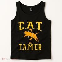 Circus Funny Cat Tamer Cat Tamer Costume Tank Top thumb 2