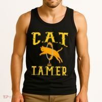 Circus Funny Cat Tamer Cat Tamer Costume Tank Top thumb 3