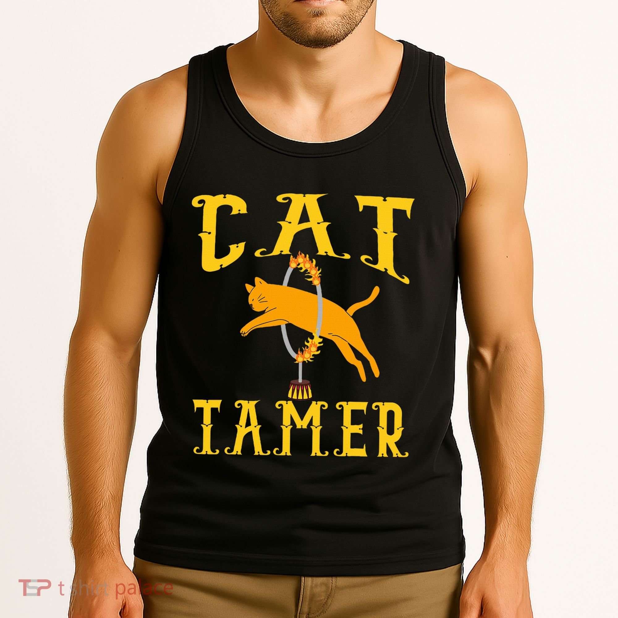 Circus Funny Cat Tamer Cat Tamer Costume Tank Top