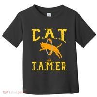Circus Funny Cat Tamer Cat Tamer Costume Toddler T-Shirt thumb 0
