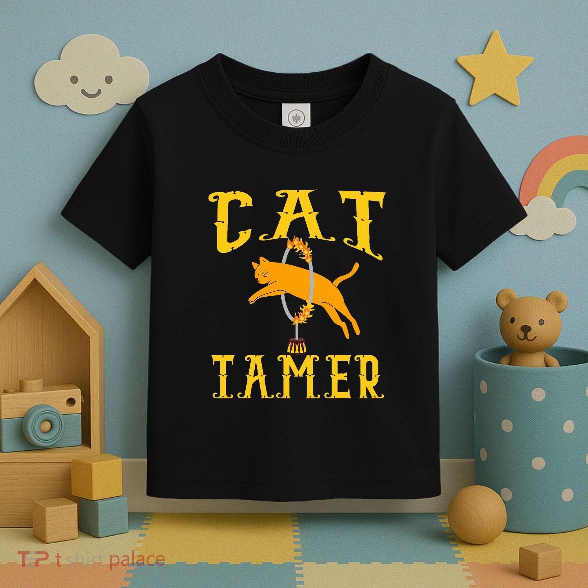 Circus Funny Cat Tamer Cat Tamer Costume Toddler T-Shirt