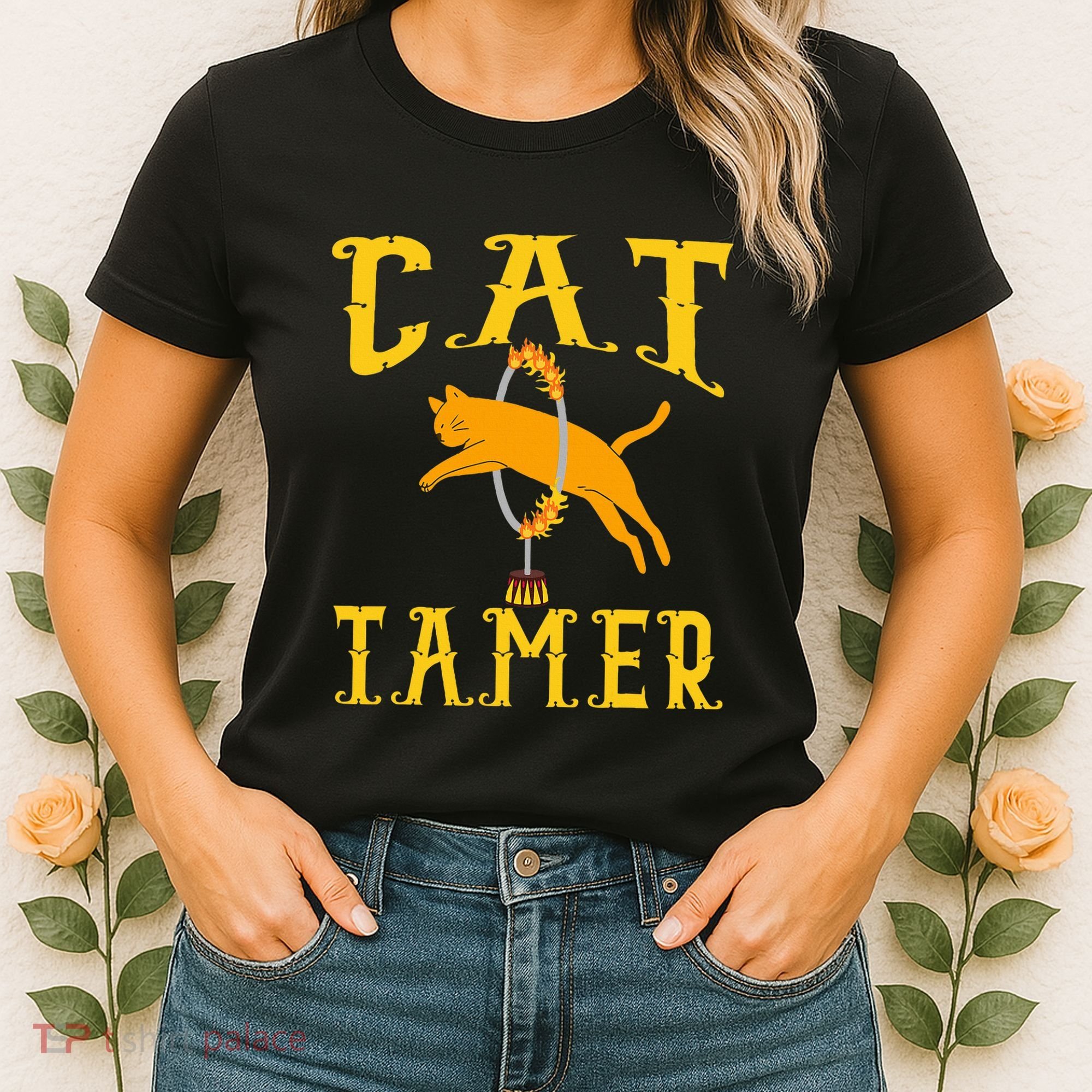 Circus Funny Cat Tamer Cat Tamer Costume Women's T-Shirt