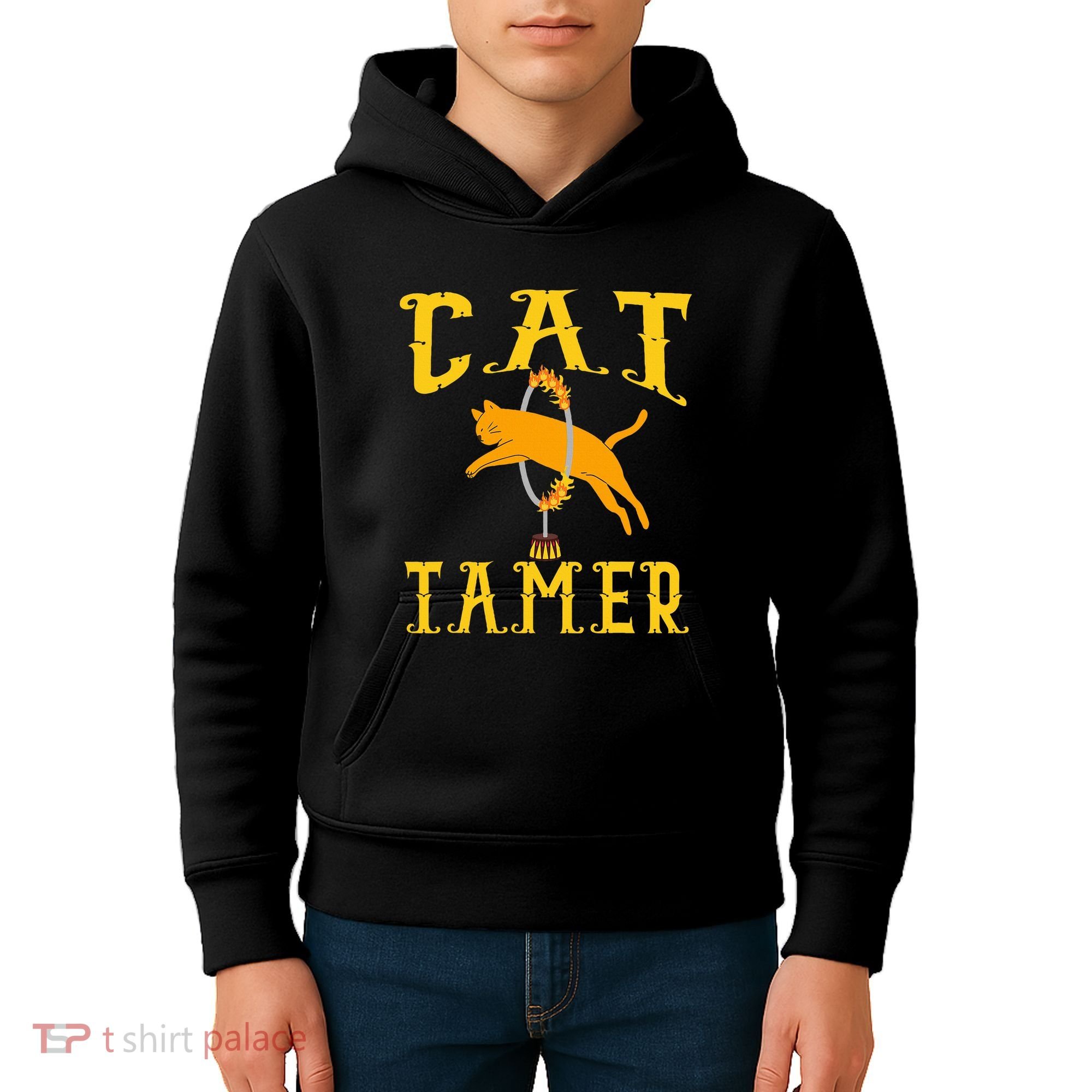 Circus Funny Cat Tamer Cat Tamer Costume Kids Hoodie