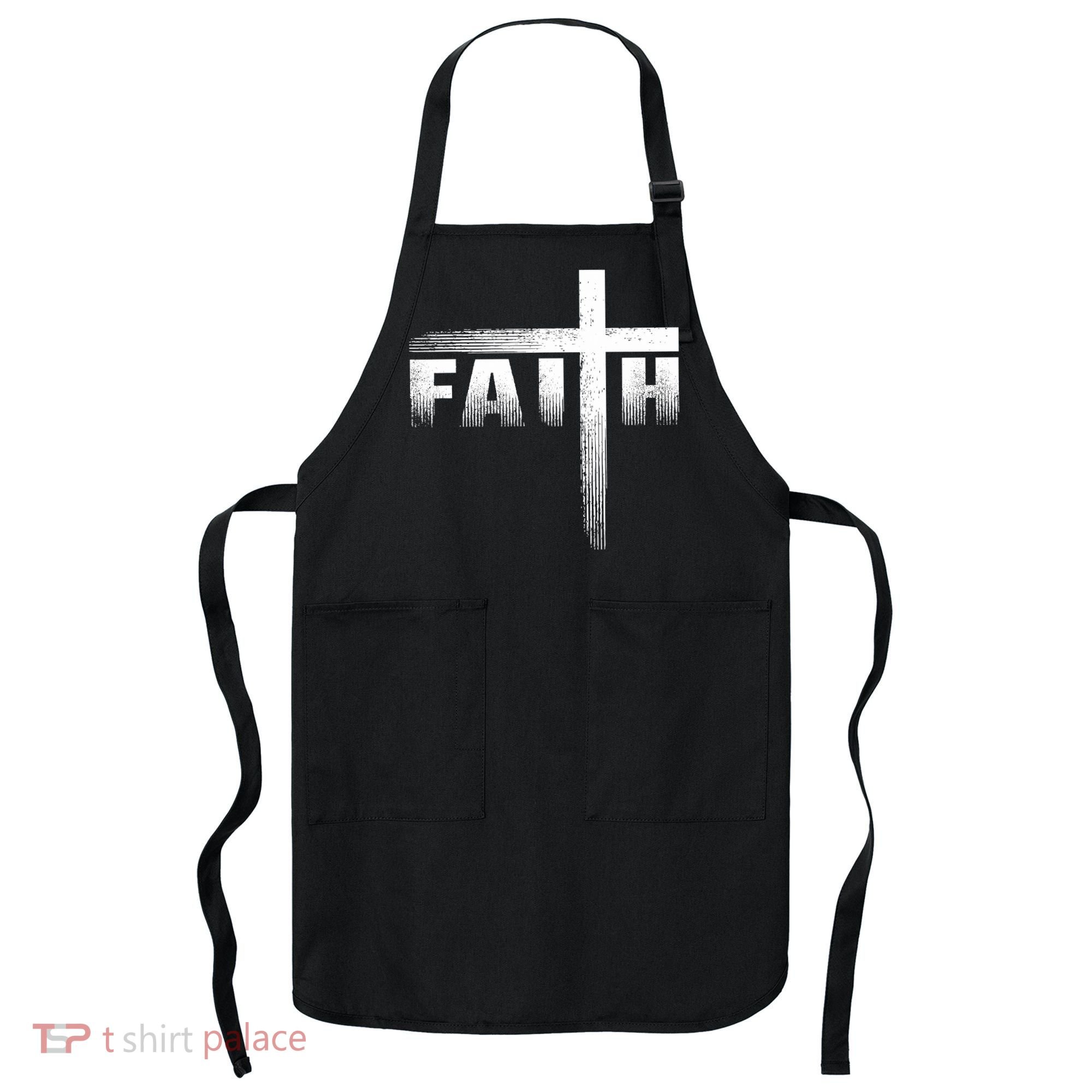 Christian Faith Cross Christian Faith Cross Apron