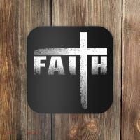 Christian Faith Cross Christian Faith Cross Coaster thumb 0