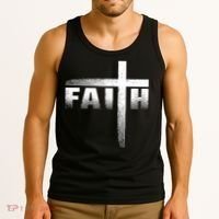 Christian Faith Cross Christian Faith Cross Tank Top thumb 3