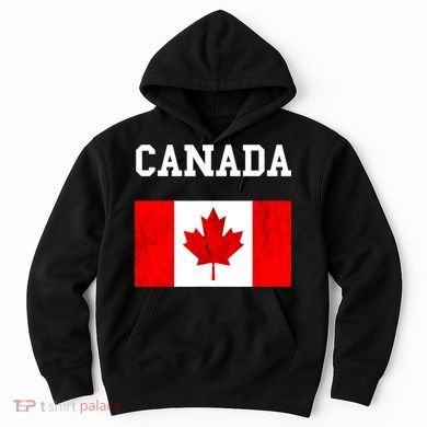 Canada Flag Canadian Flag Canadian Roots Maple Leaf Hoodie