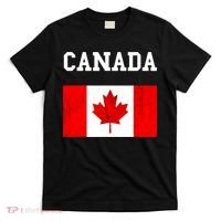 Canada Flag Canadian Flag Canadian Roots Maple Leaf T-Shirt thumb 0