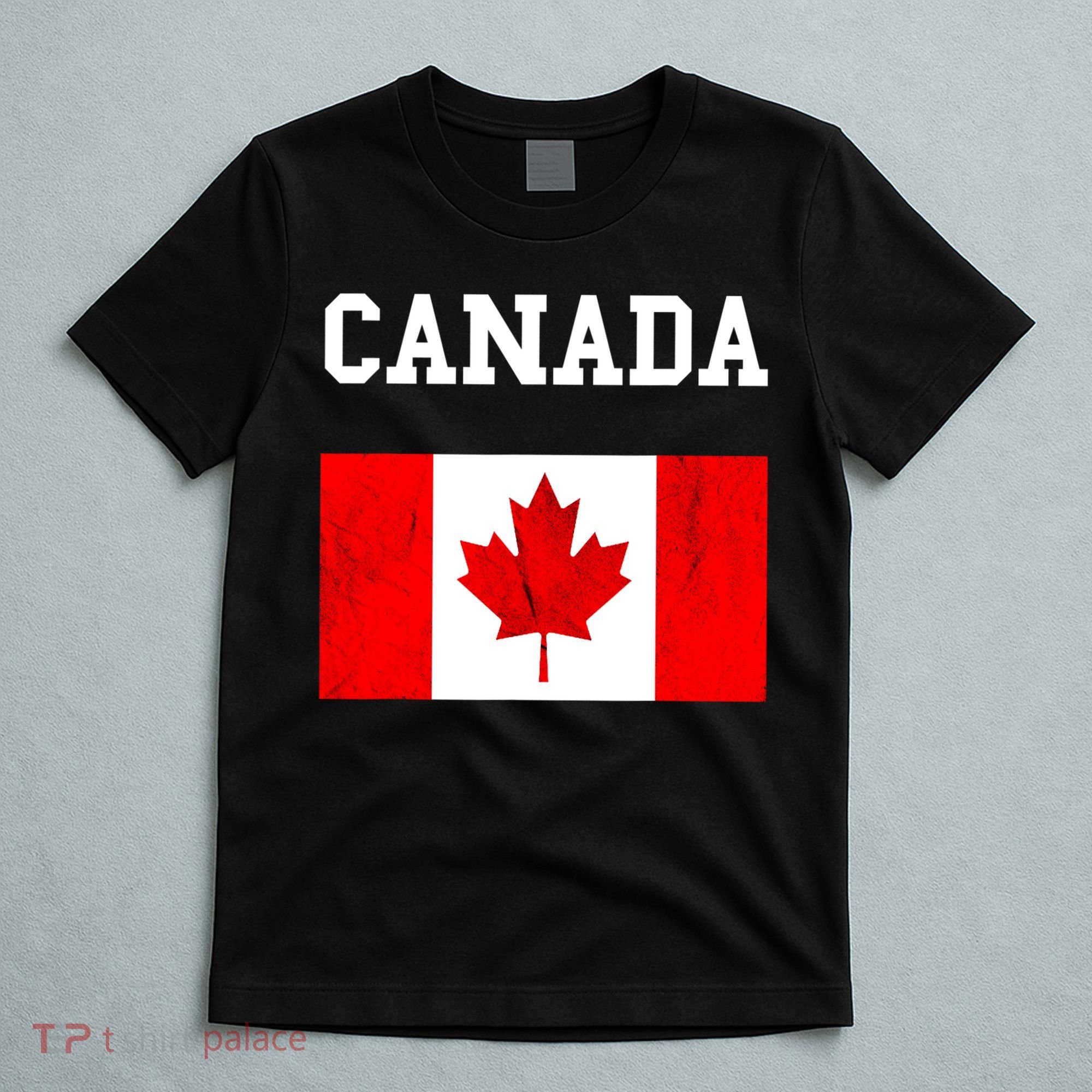 Canada Flag Canadian Flag Canadian Roots Maple Leaf T-Shirt