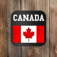 Canada Flag Canadian Flag Canadian Roots Maple Leaf Coaster thumb 0