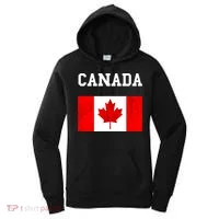 Canada Flag Canadian Flag Canadian Roots Maple Leaf Women's Hoodie thumb 0