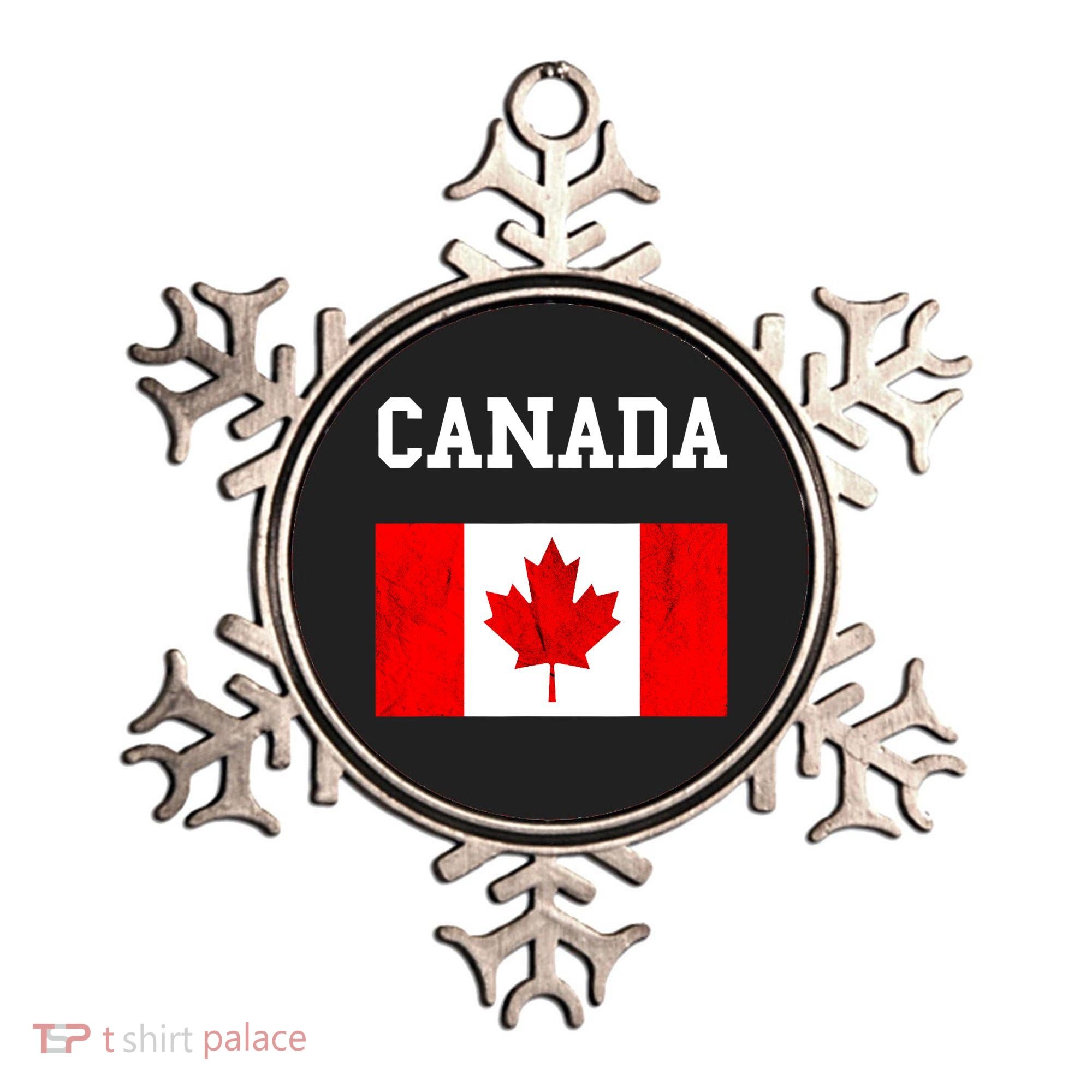 Canada Flag Canadian Flag Canadian Roots Maple Leaf Ornament