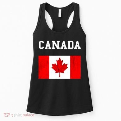 Canada Flag Canadian Flag Canadian Roots Maple Leaf Women's Tank Top