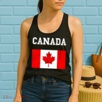 Canada Flag Canadian Flag Canadian Roots Maple Leaf Women's Tank Top thumb 2