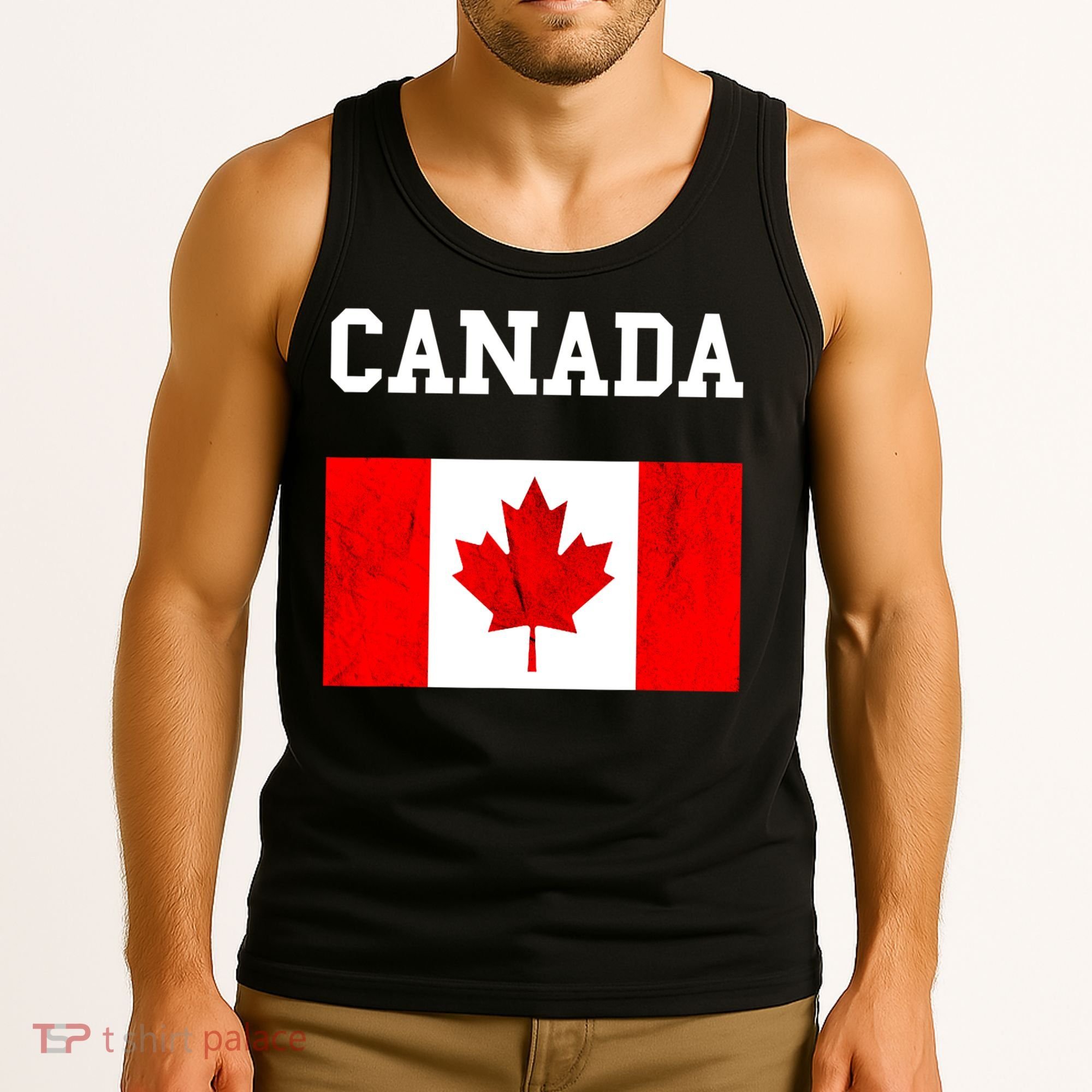 Canada Flag Canadian Flag Canadian Roots Maple Leaf Tank Top