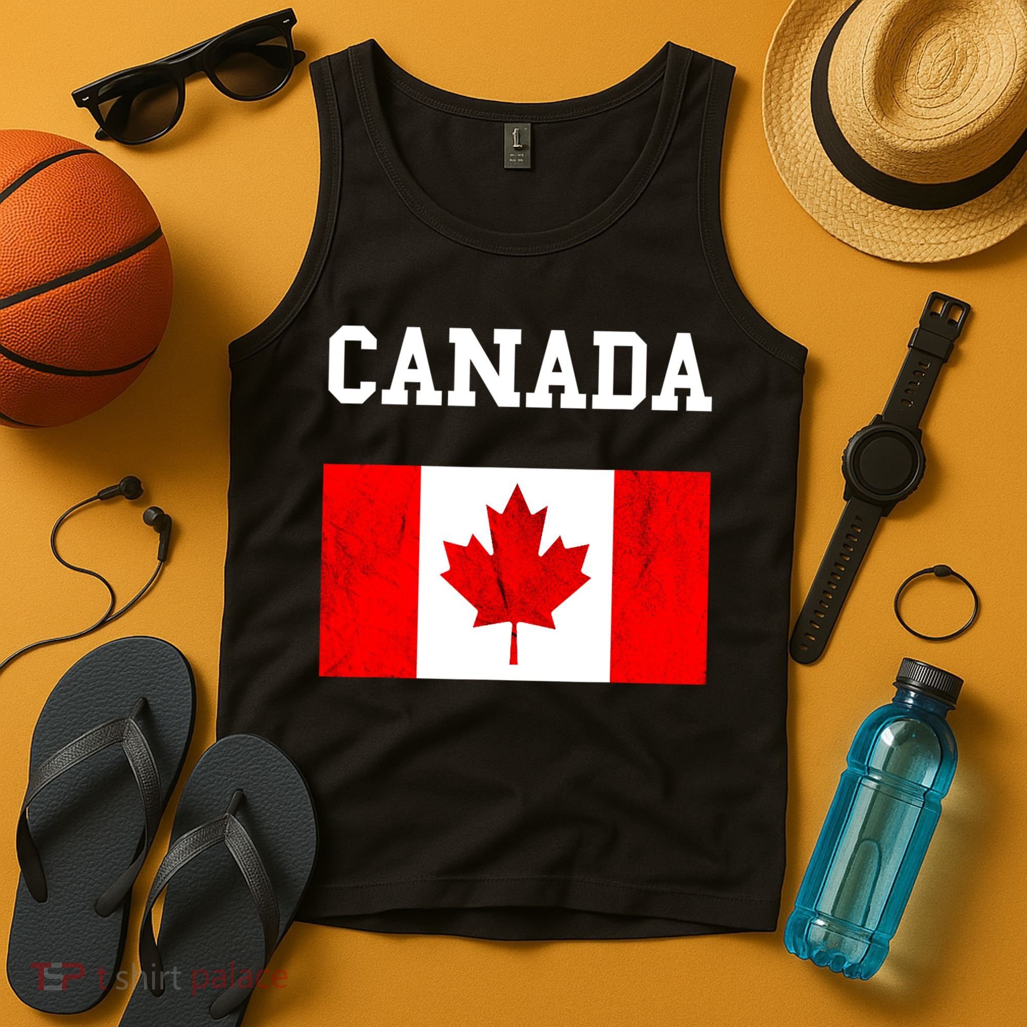 Canada Flag Canadian Flag Canadian Roots Maple Leaf Tank Top