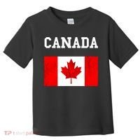 Canada Flag Canadian Flag Canadian Roots Maple Leaf Toddler T-Shirt thumb 0
