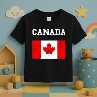 Canada Flag Canadian Flag Canadian Roots Maple Leaf Toddler T-Shirt thumb 3