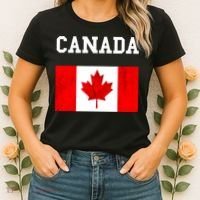Canada Flag Canadian Flag Canadian Roots Maple Leaf Women's T-Shirt thumb 2