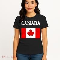 Canada Flag Canadian Flag Canadian Roots Maple Leaf Women's T-Shirt thumb 4