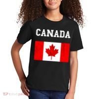 Canada Flag Canadian Flag Canadian Roots Maple Leaf Kids T-Shirt thumb 2