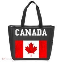 Canada Flag Canadian Flag Canadian Roots Maple Leaf Tote Bag thumb 0