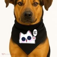 Cute Funny Cat Anime Meme Nah Id Win Gojo Cat USA-Made Doggie Bandana thumb 1