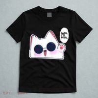 Cute Funny Cat Anime Meme Nah Id Win Gojo Cat T-Shirt thumb 5