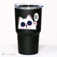 Cute Funny Cat Anime Meme Nah Id Win Gojo Cat Tumbler thumb 0