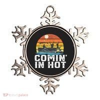 Cute Funny Comin In Hot Pontoon Boat Funny Boating Lake For Dad Ornament thumb 0