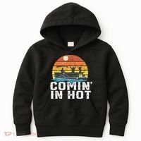 Cute Funny Comin In Hot Pontoon Boat Funny Boating Lake For Dad Kids Hoodie thumb 0